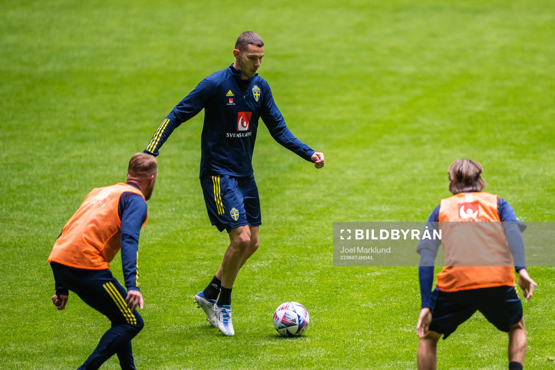 Branimir Hrgota of the Swedish national football team