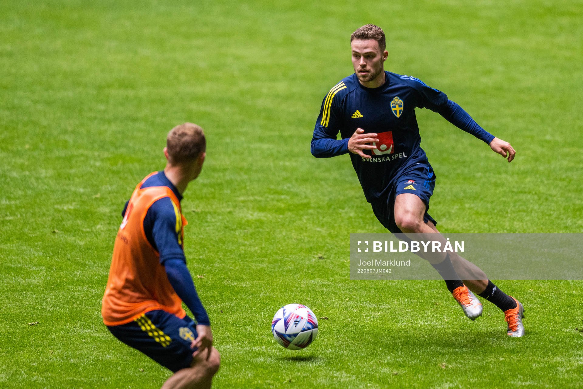 Gabriel Gudmundsson of the Swedish national football team