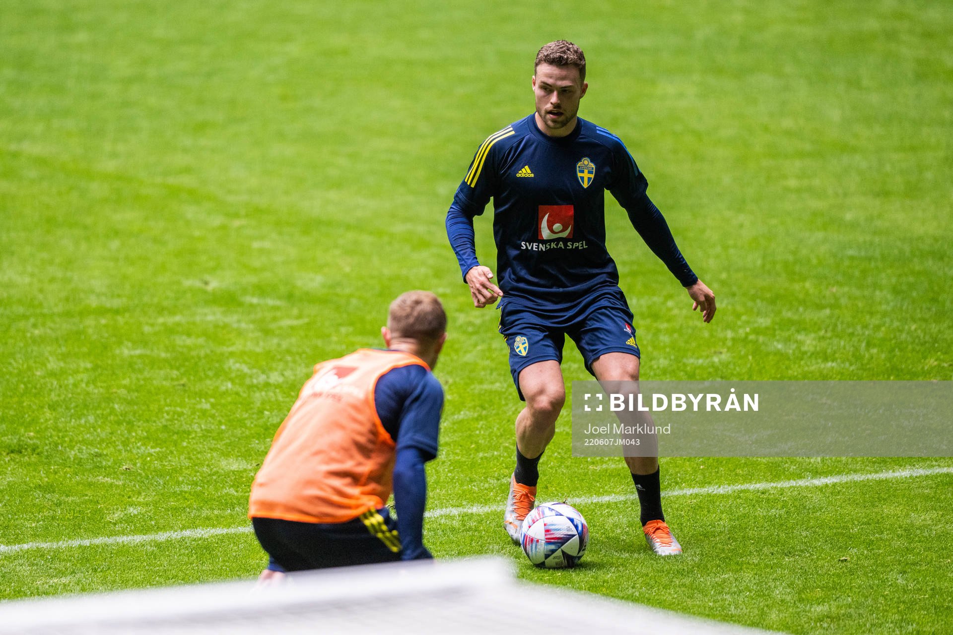 Gabriel Gudmundsson of the Swedish national football team