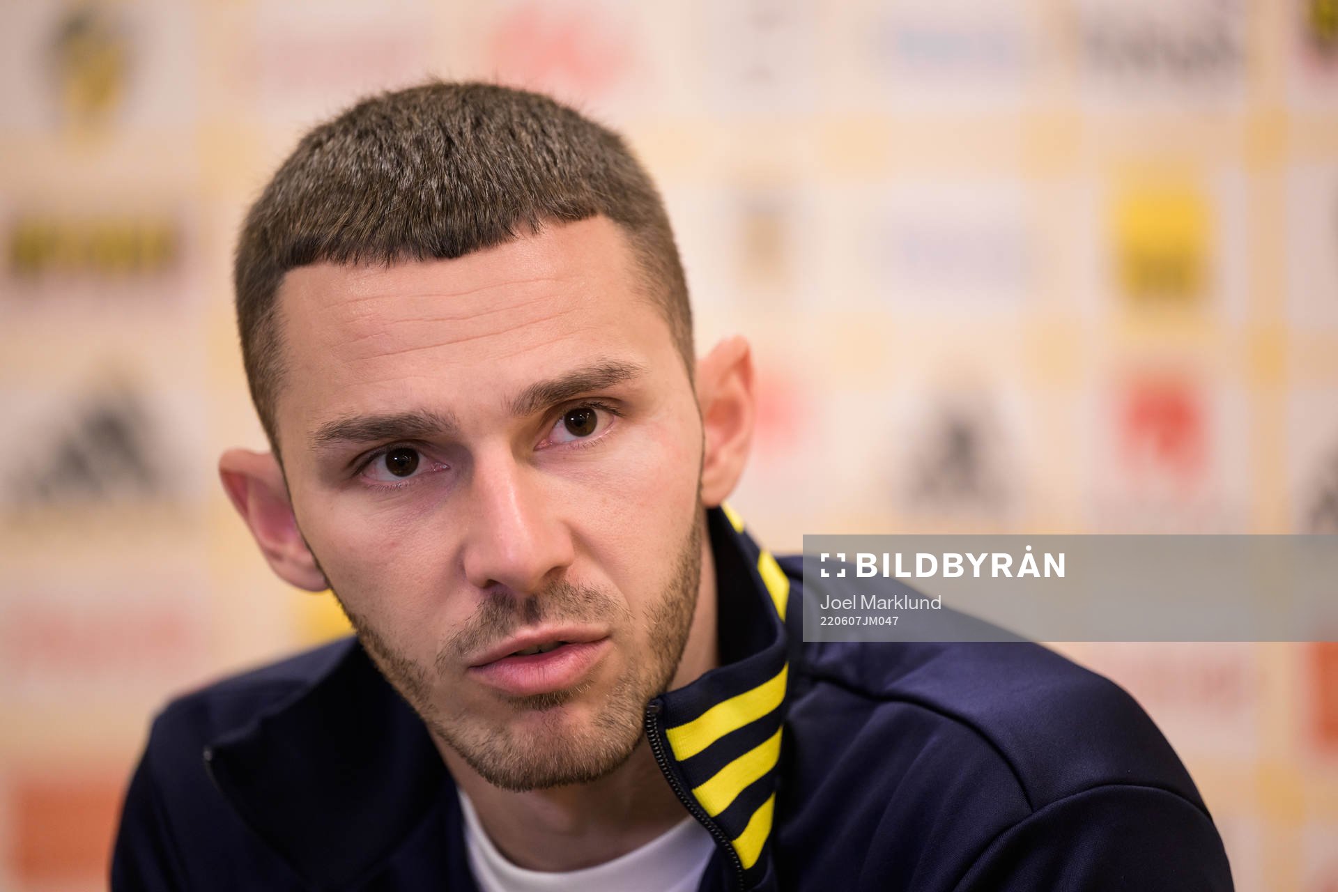 Branimir Hrgota of the Swedish national football team