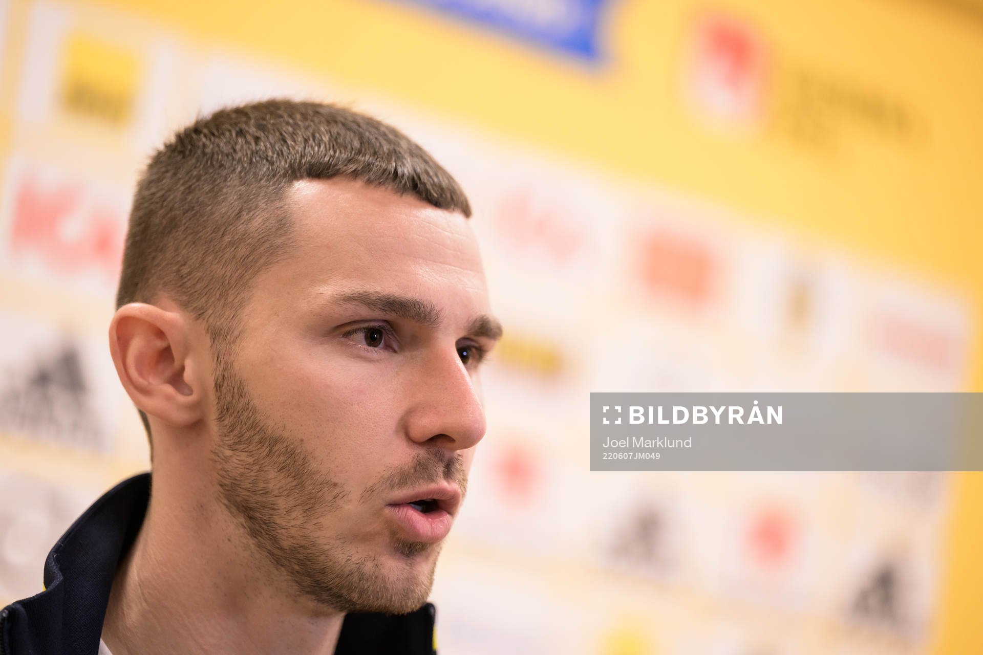Branimir Hrgota of the Swedish national football team