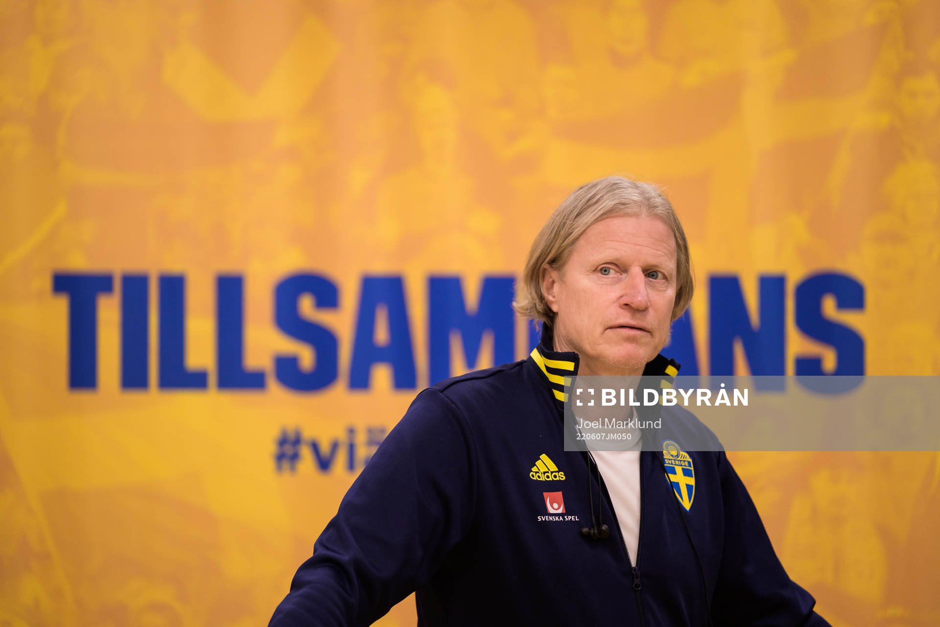 Team manager Stefan Pettersson of the Swedish national