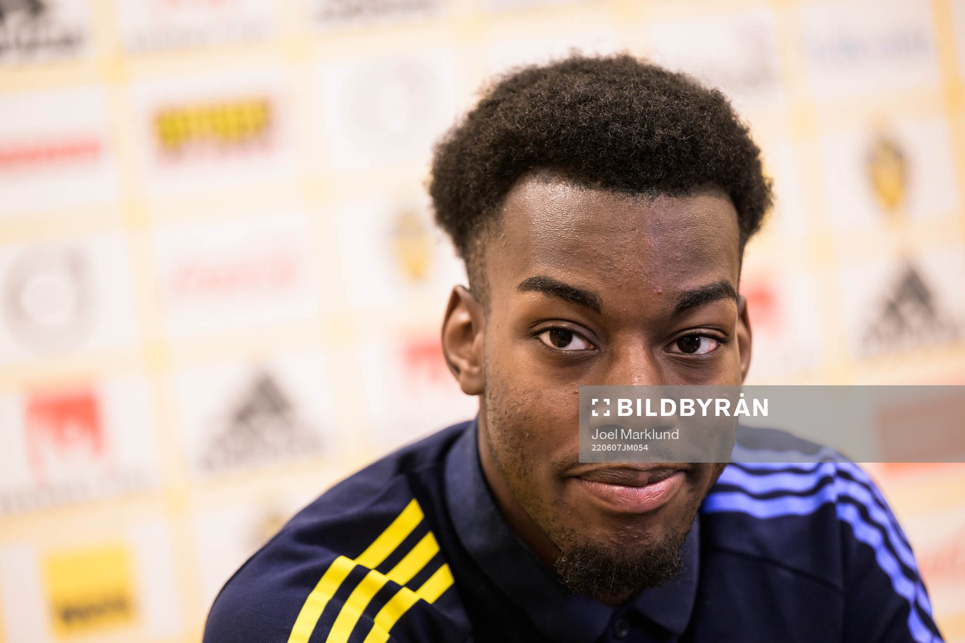 Anthony Elanga of the Swedish national football team