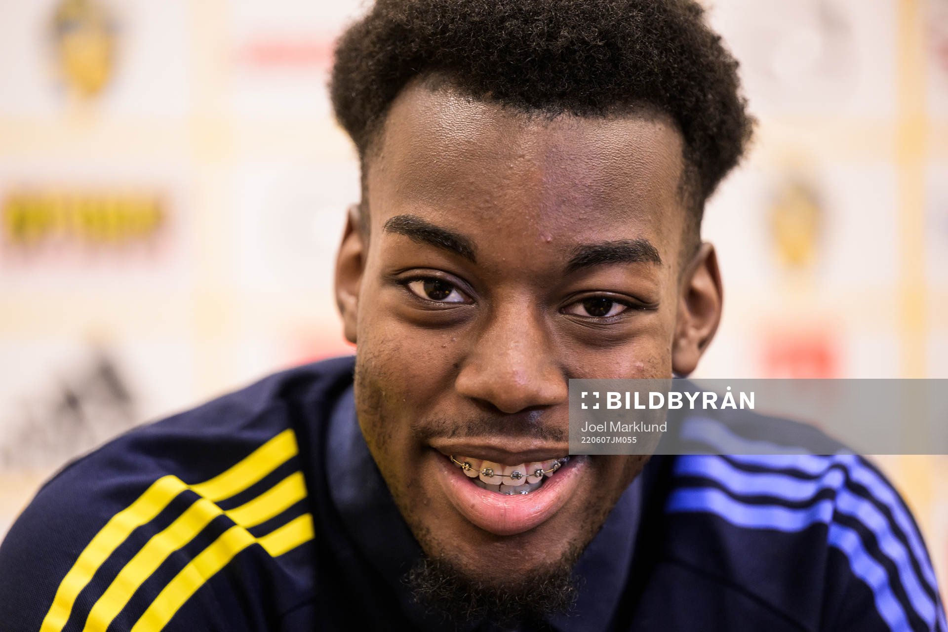 Anthony Elanga of the Swedish national football team