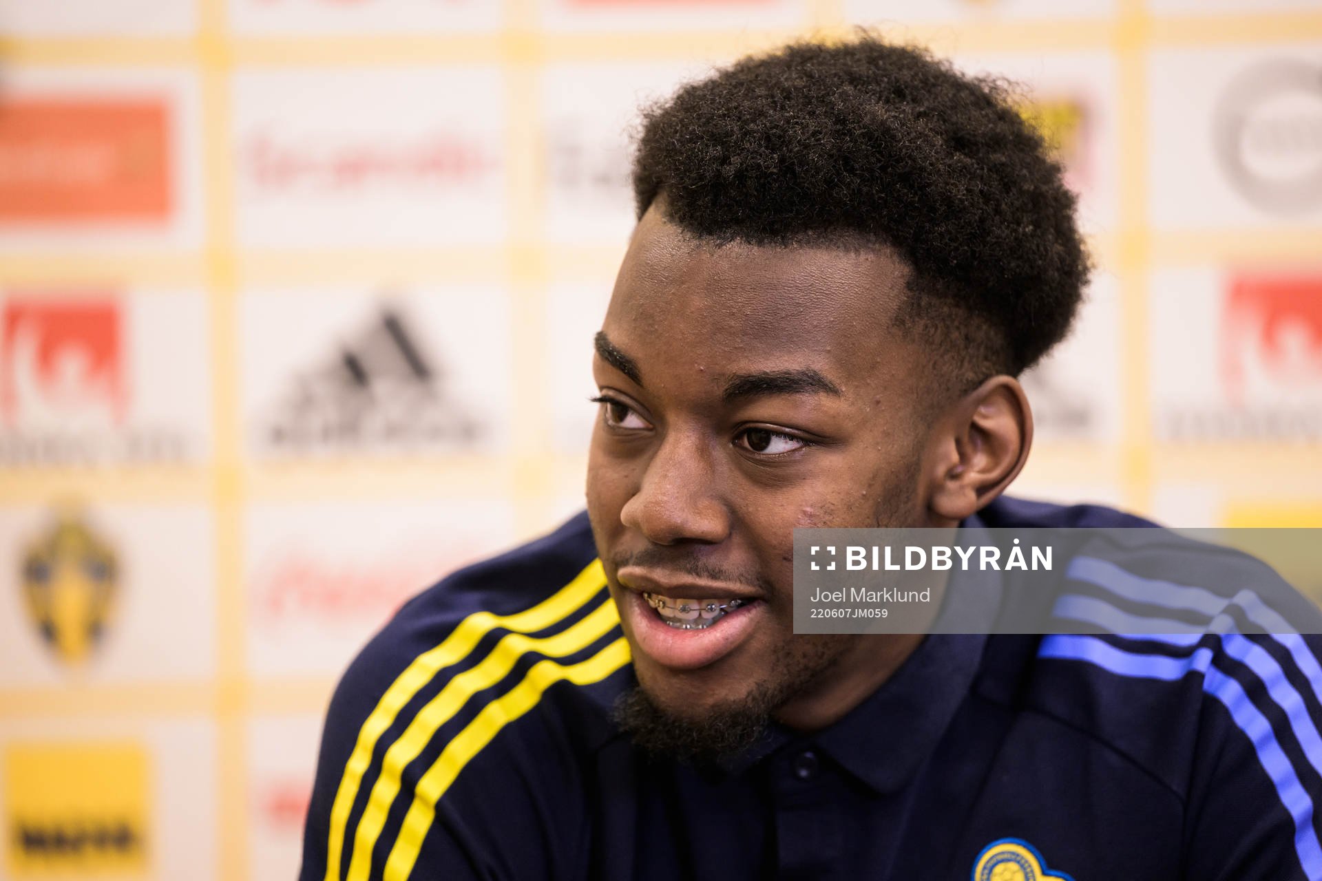 Anthony Elanga of the Swedish national football team