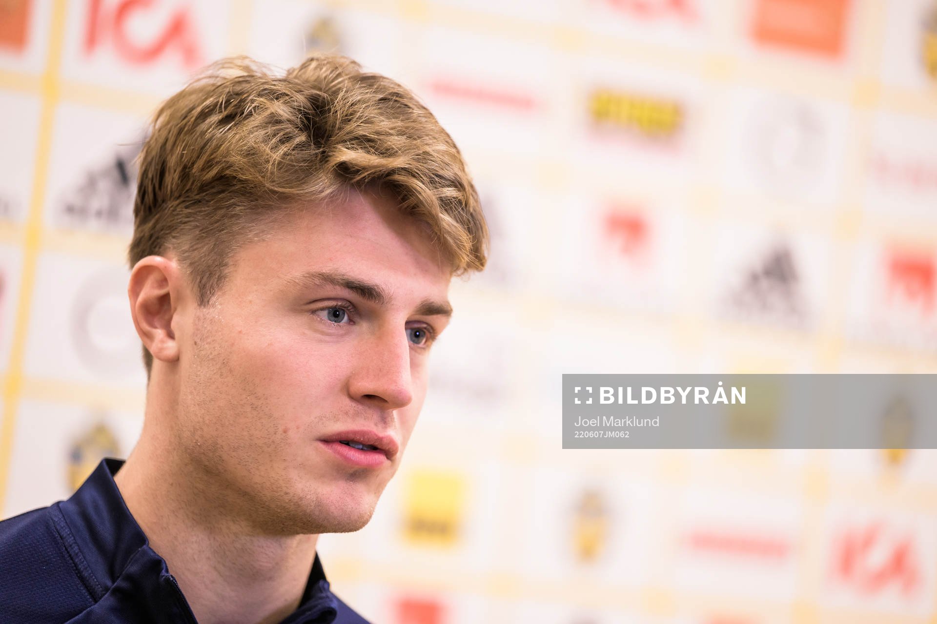 Mattias Svanberg of the Swedish national football team
