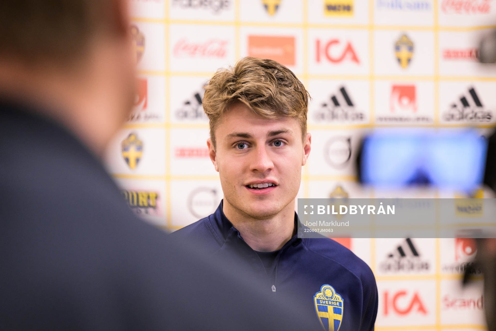 Mattias Svanberg of the Swedish national football team