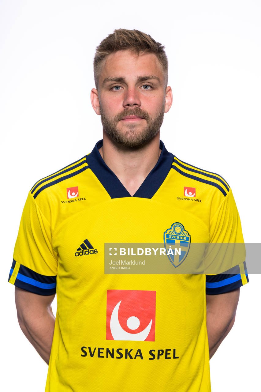 Christoffer Nyman of the Swedish national football team