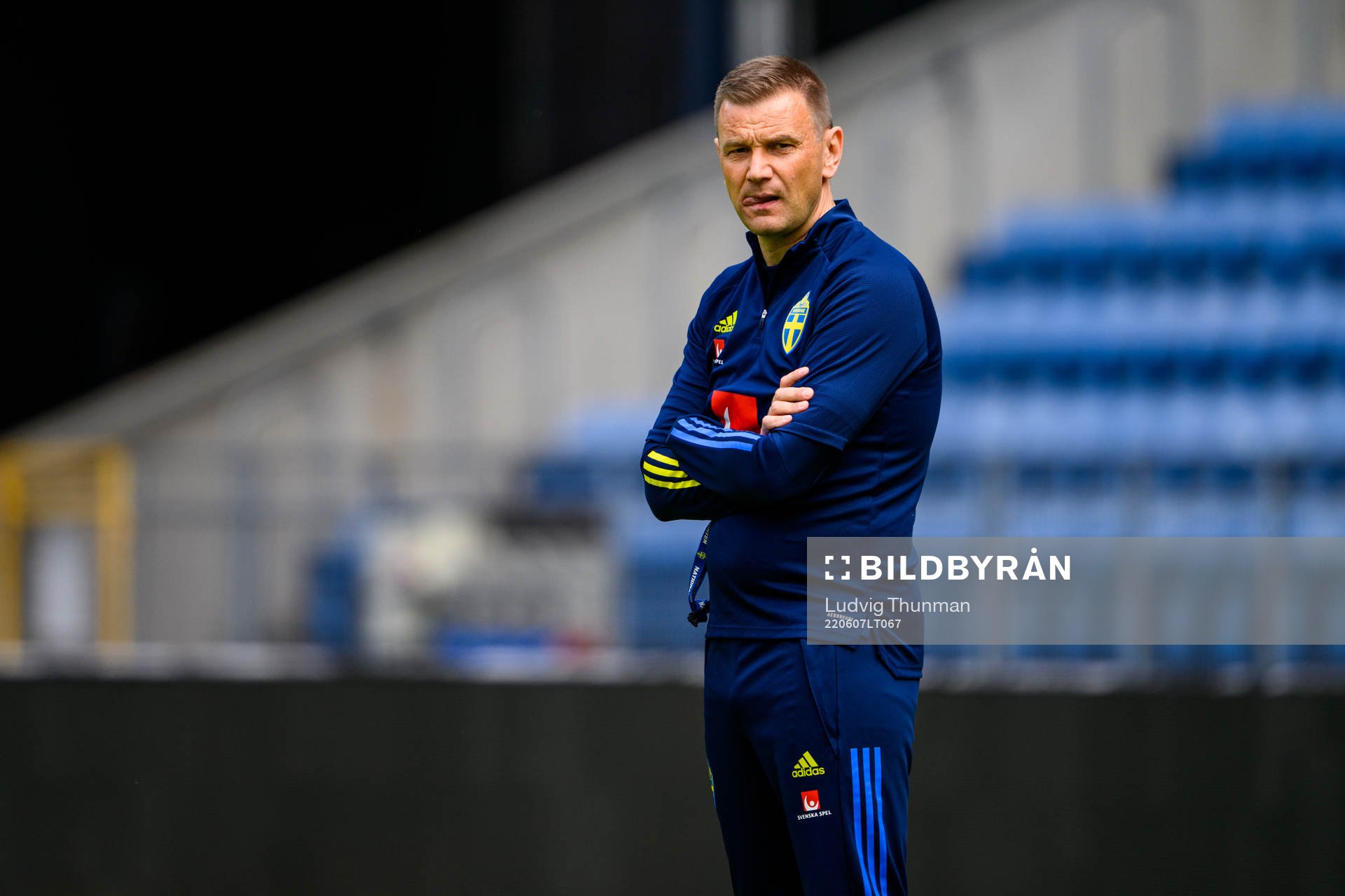 Head coach Andreas Pettersson