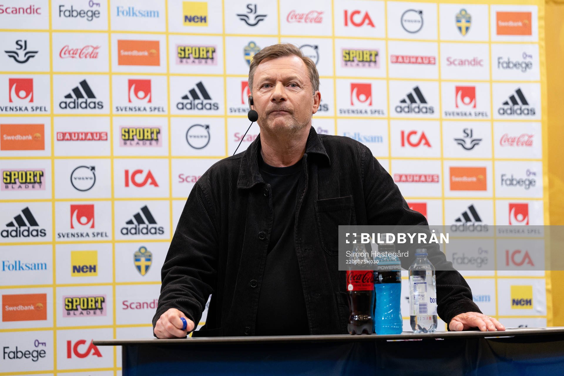 Head coach Peter Gerhardsson of the Swedish women’s