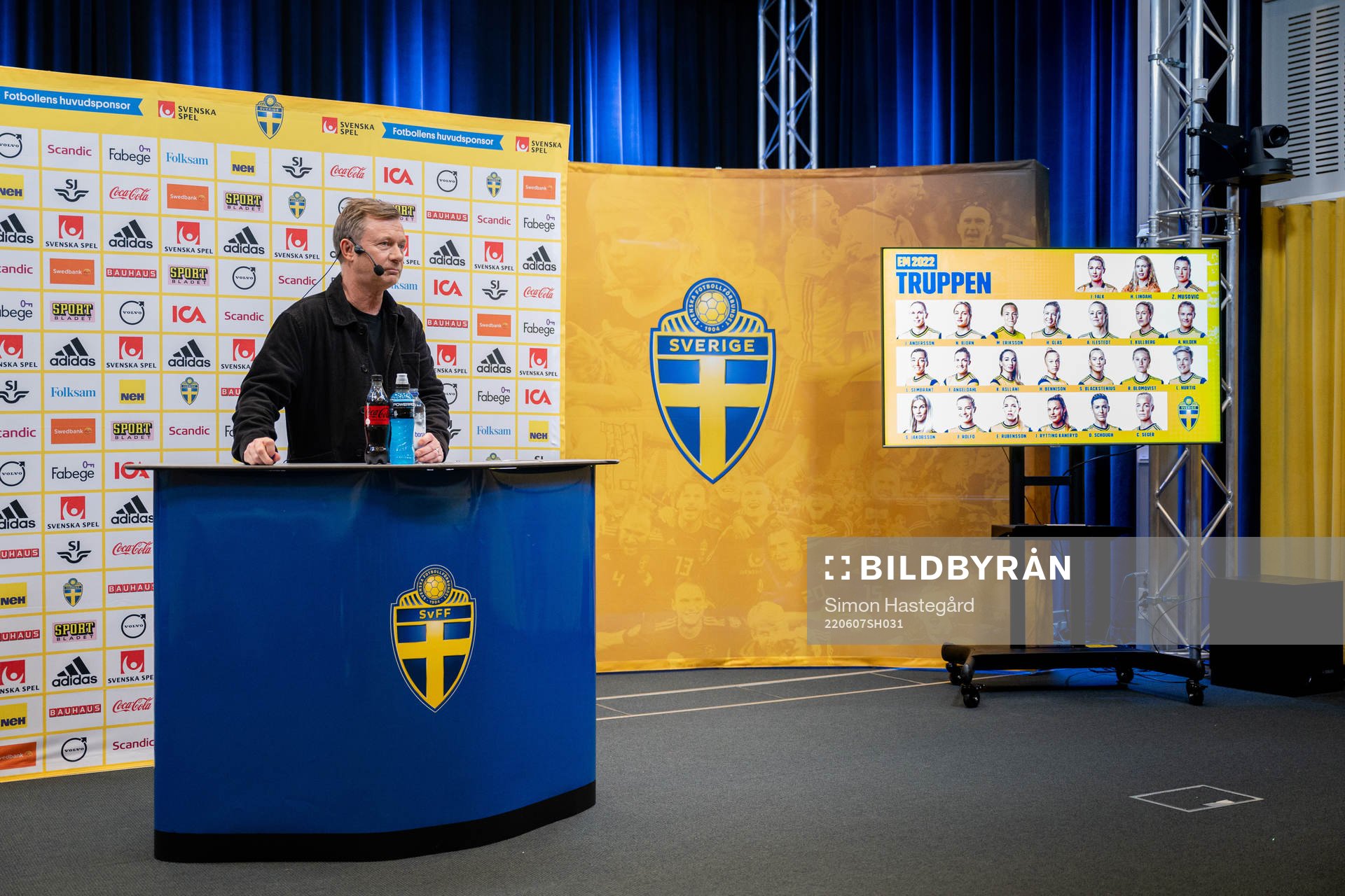 Head coach Peter Gerhardsson of the Swedish women’s