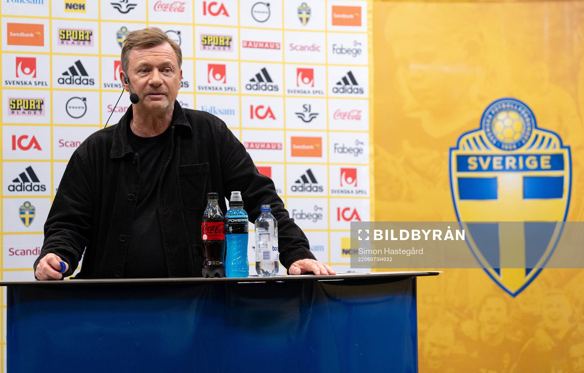 Head coach Peter Gerhardsson of the Swedish women’s