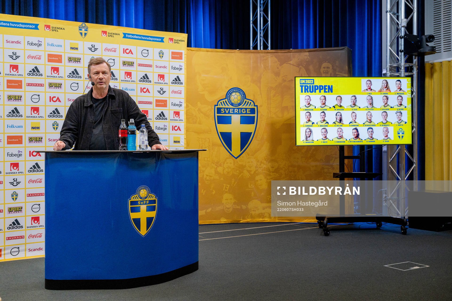Head coach Peter Gerhardsson of the Swedish women’s