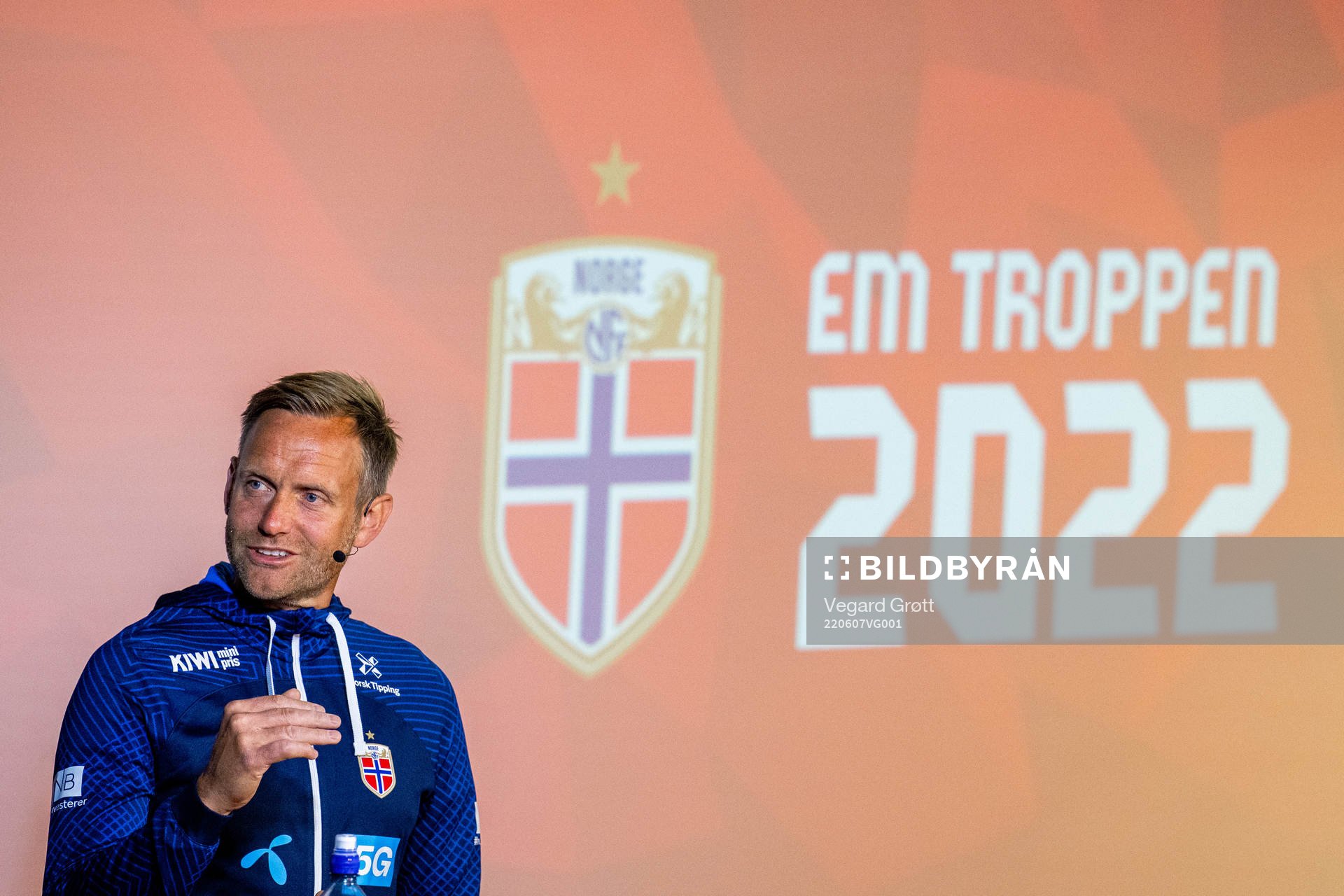 Martin Sjögren, head coach of the Norwegian women's