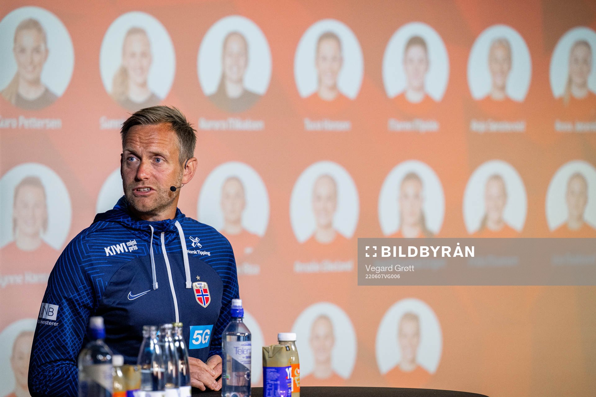 Martin Sjögren, head coach of the Norwegian women's