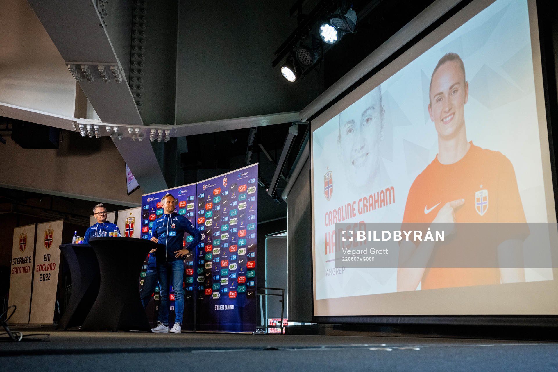 Martin Sjögren, head coach of the Norwegian women's