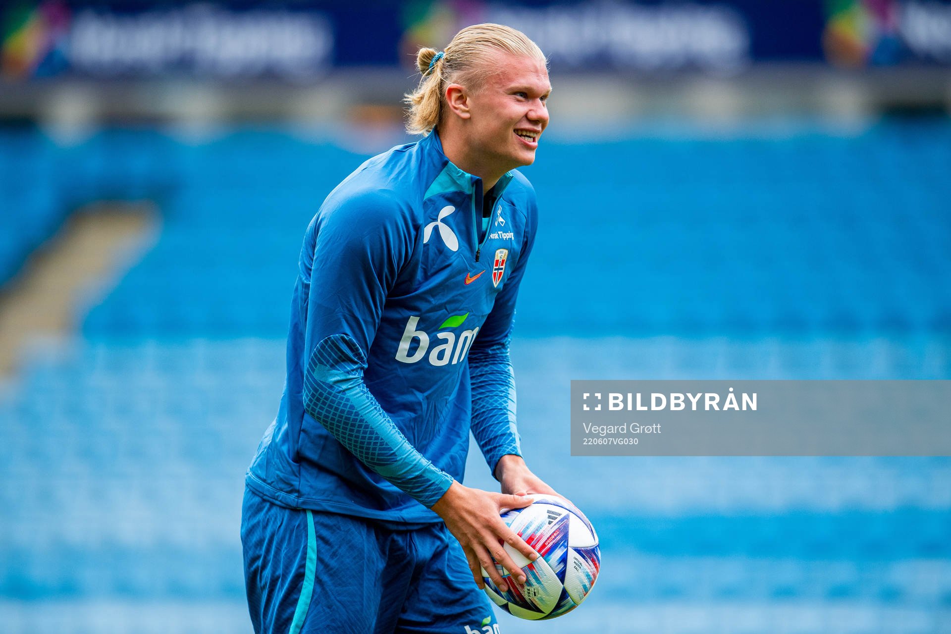Erling Braut Haaland of the Norwegian national football team