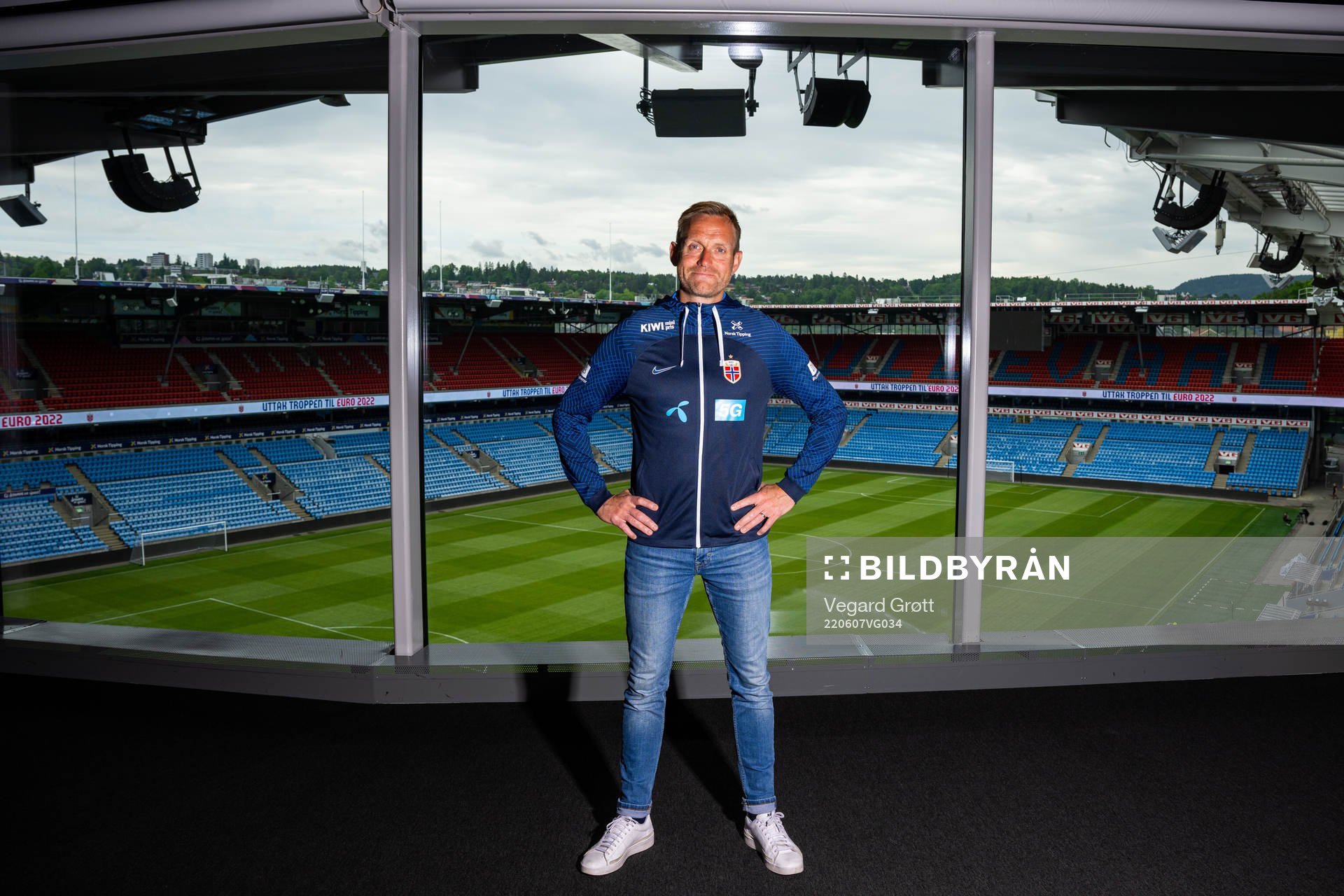 Martin Sjögren, head coach of the Norwegian women's