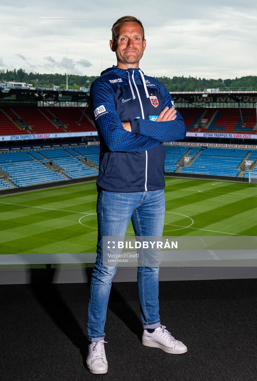 Martin Sjögren, head coach of the Norwegian women's
