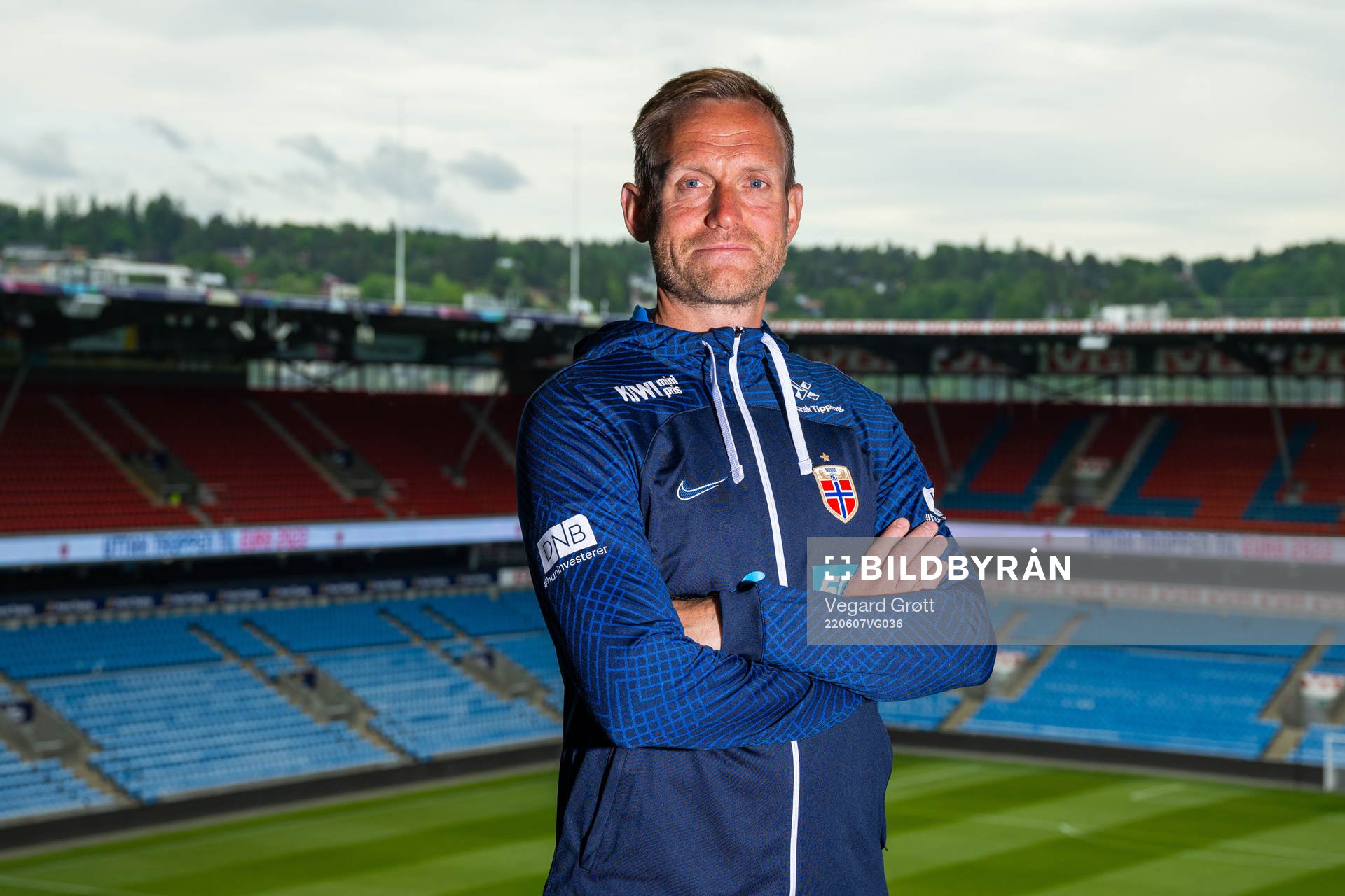 Martin Sjögren, head coach of the Norwegian women's