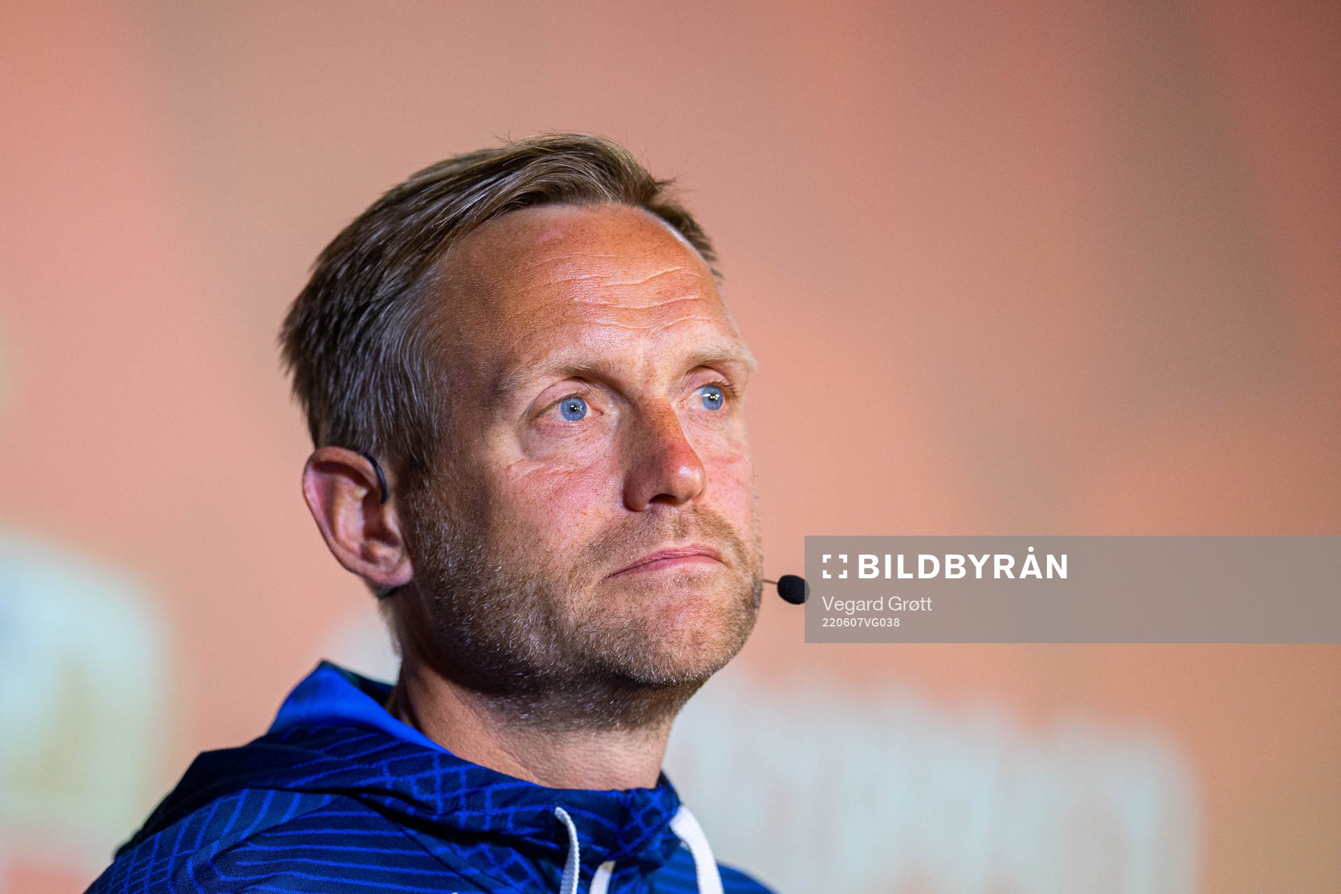 Martin Sjögren, head coach of the Norwegian women's