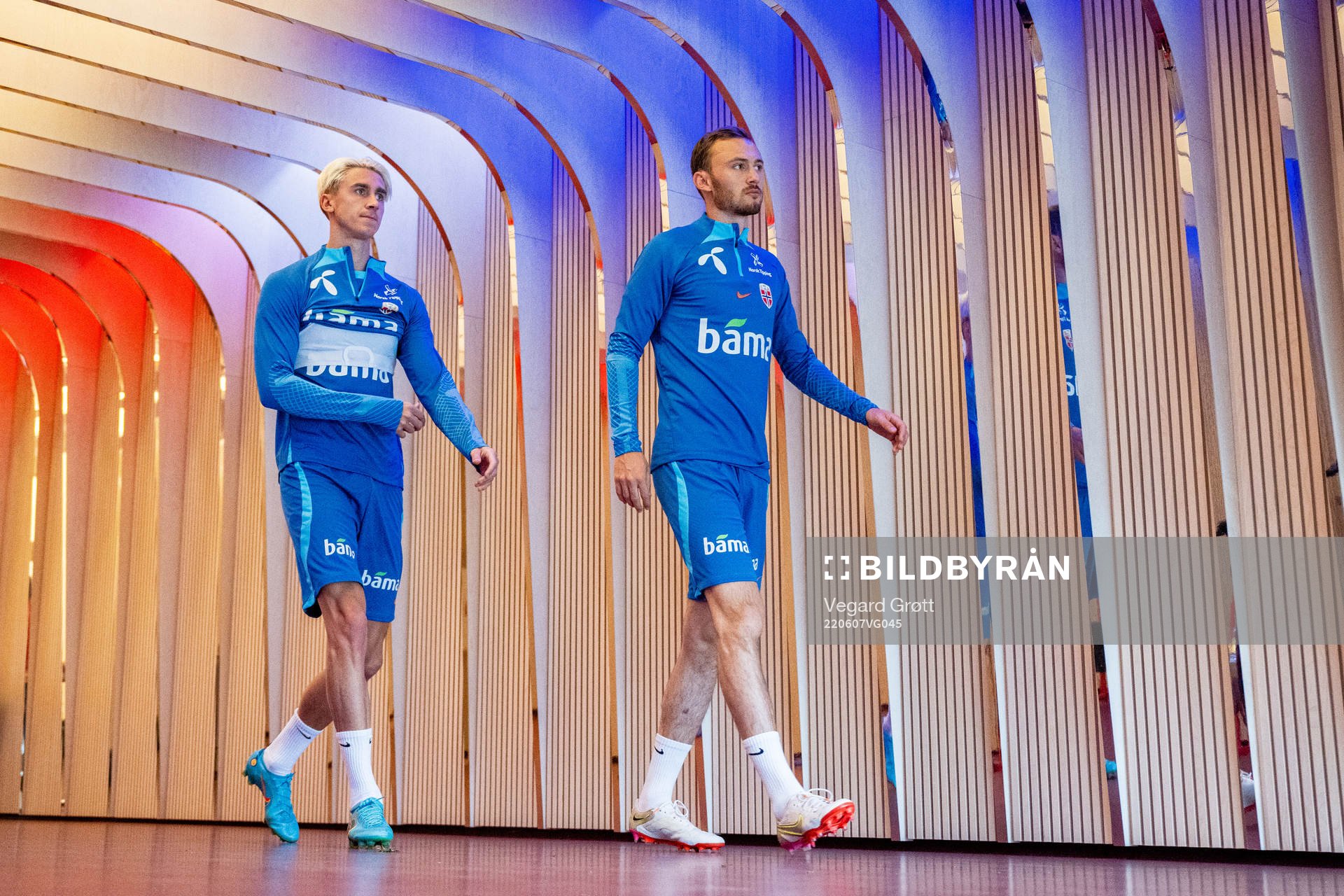Dennis Johnsen and Fredrik Aursnes of the Norwegian