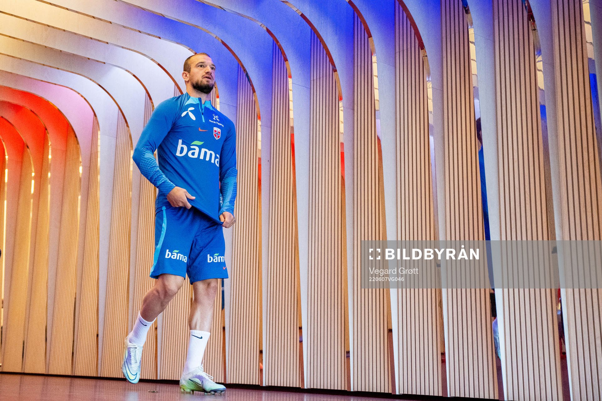 Veton Berisha of the Norwegian national football team