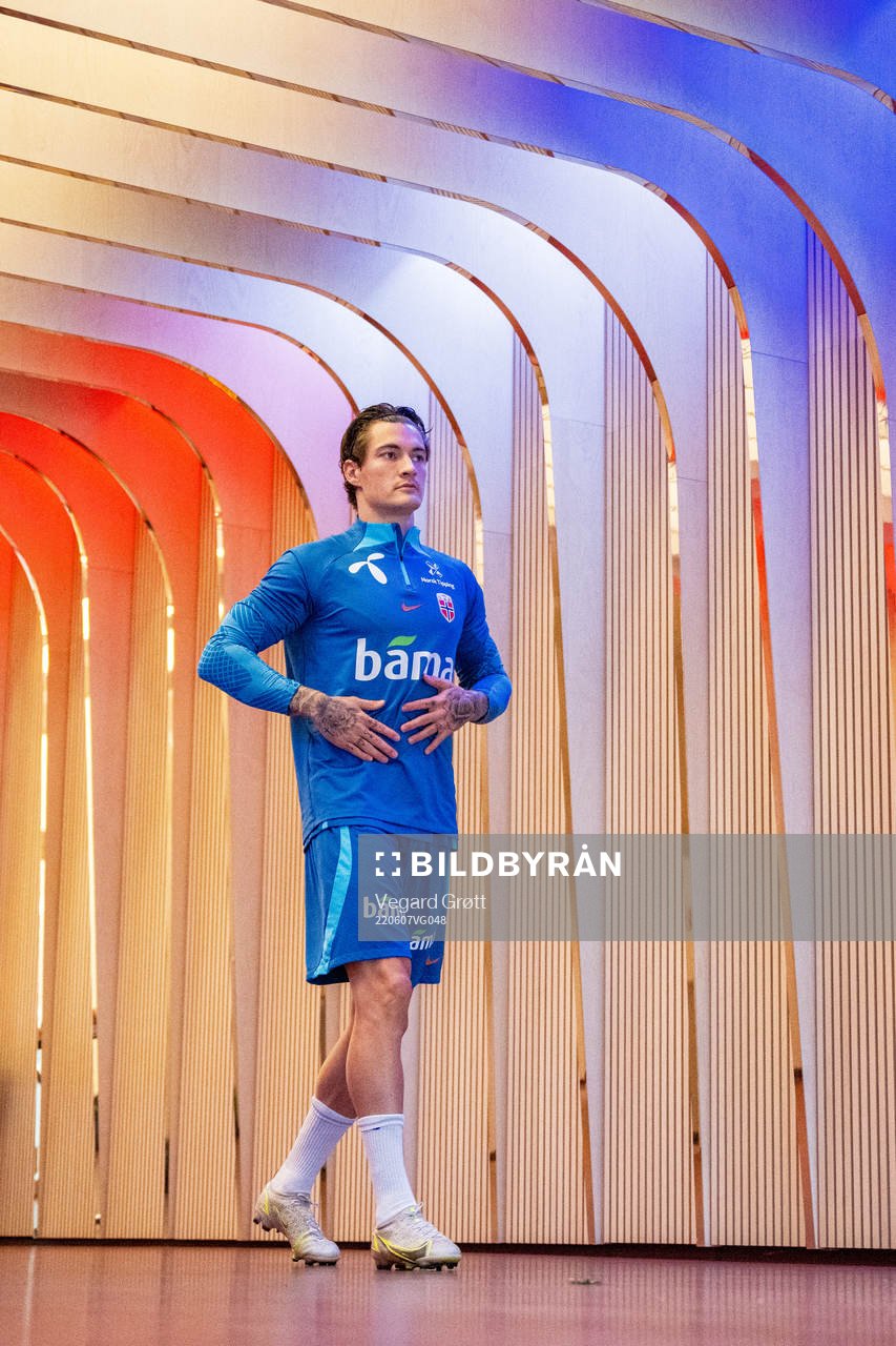 Mathias Normann of the Norwegian national football team