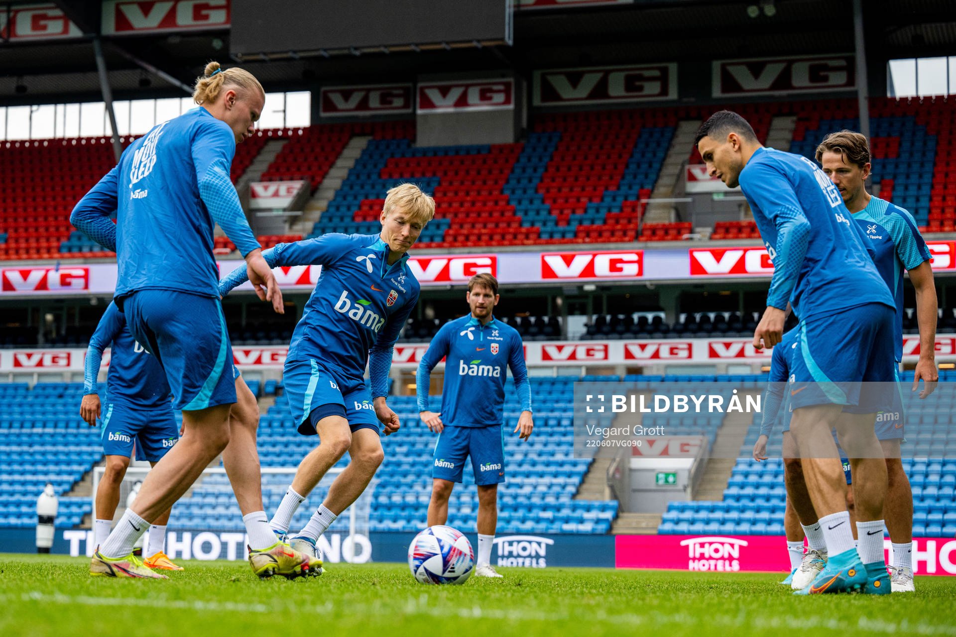 Erling Braut Haaland, Birger Meling and Mohamed Elyounoussi