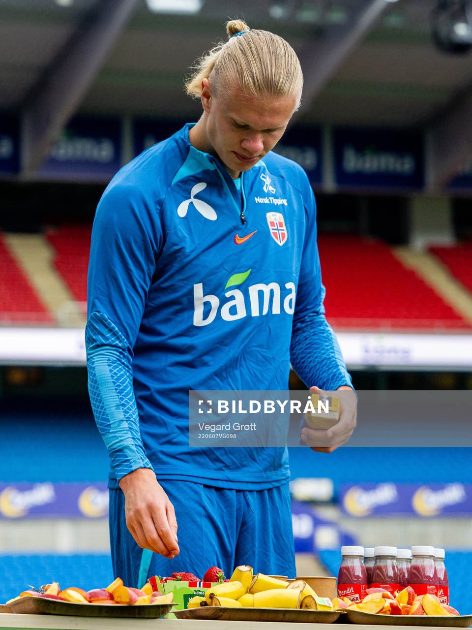 Erling Braut Haaland of the Norwegian national football team
