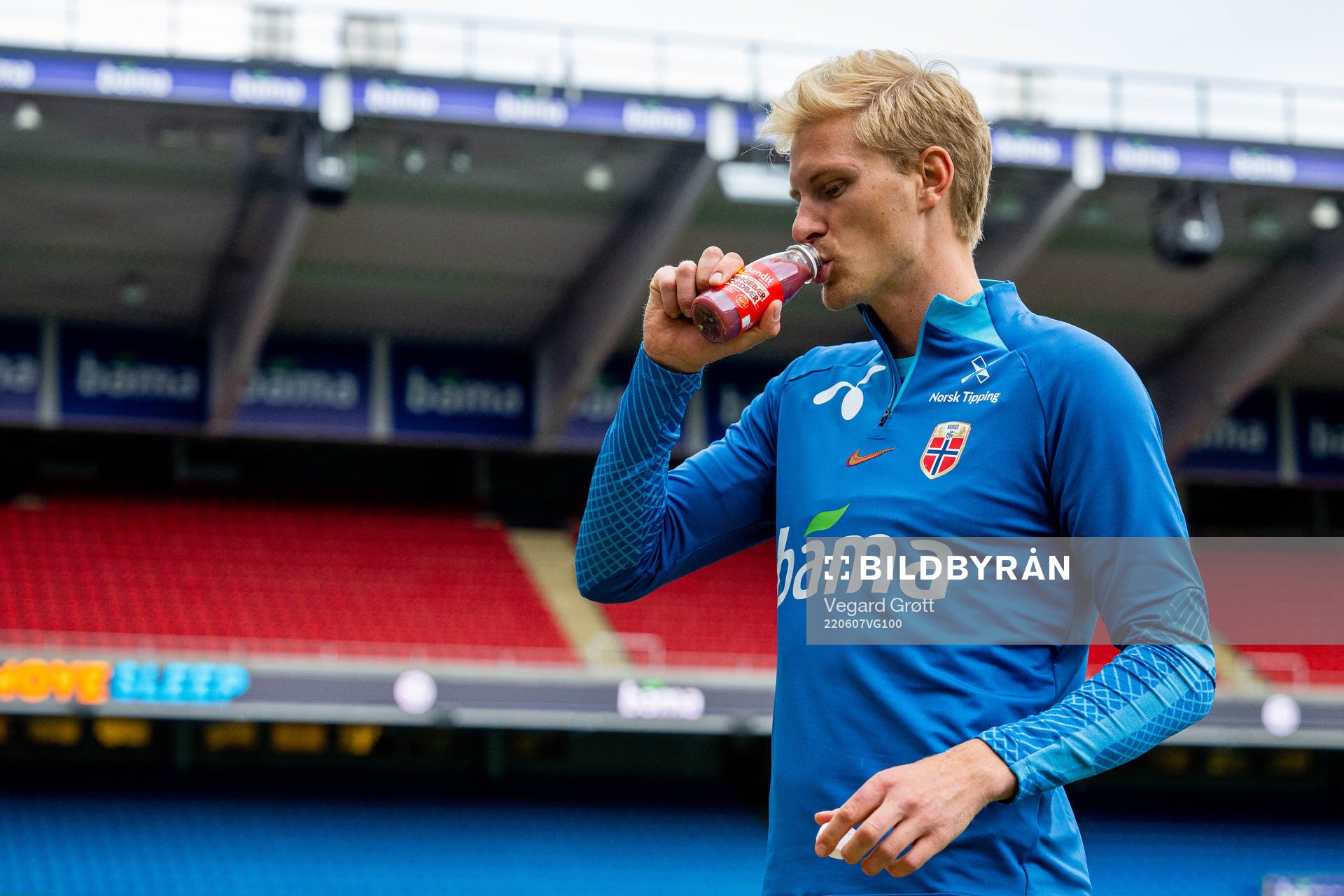 Morten Thorsby of the Norwegian national football team