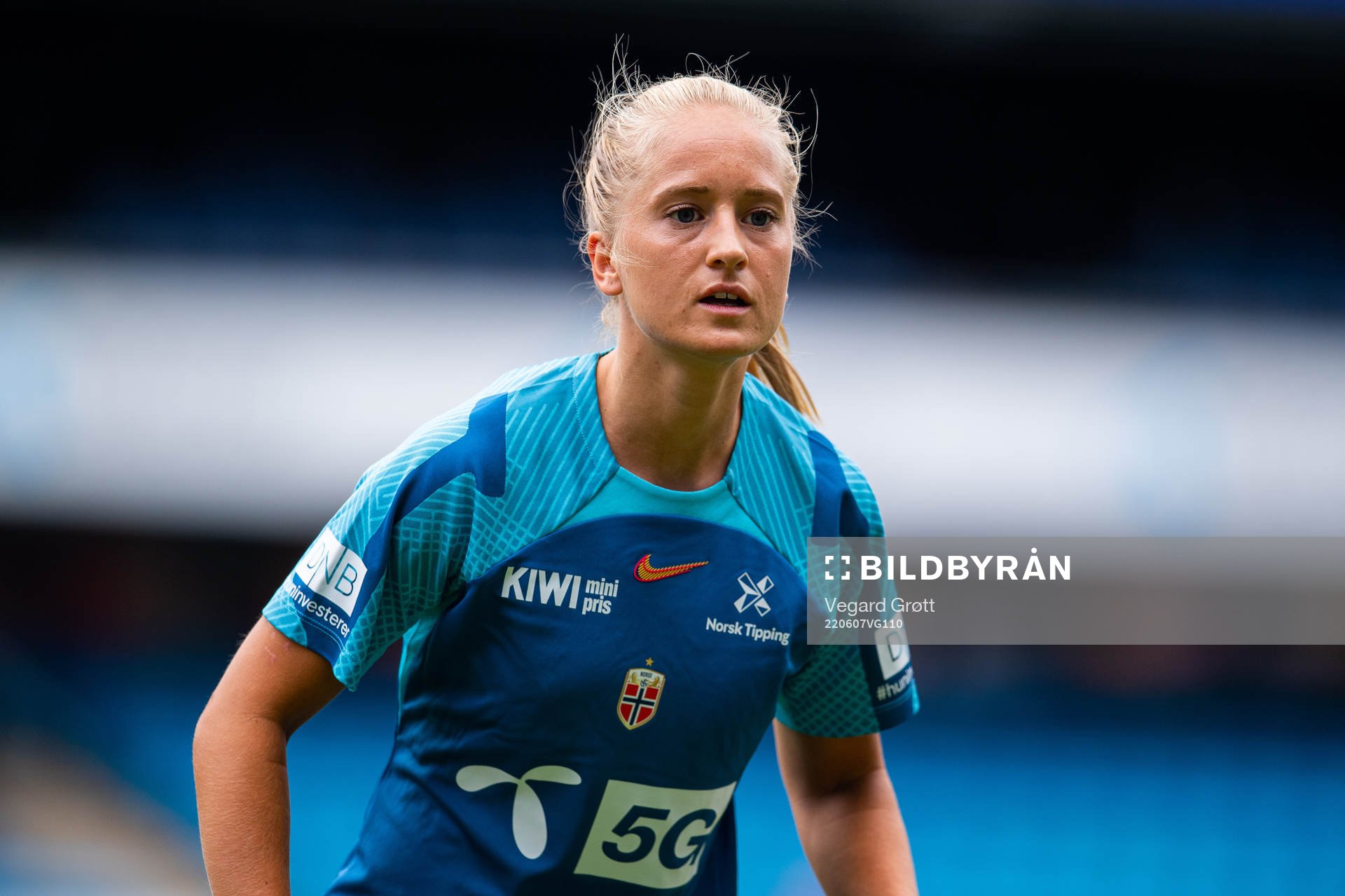 Amalie Eikeland of the Norwegian women's national football
