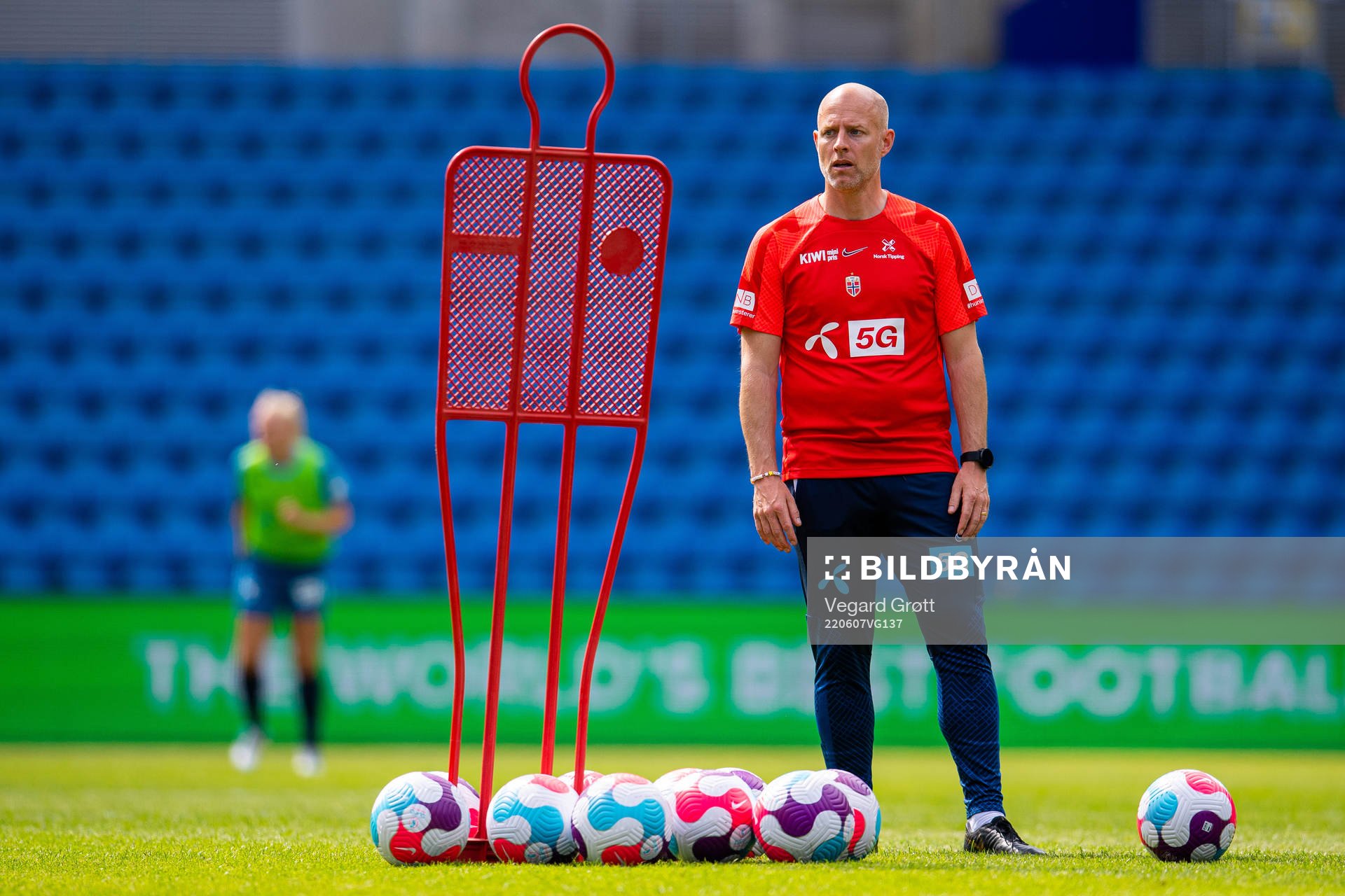 Anders Jacobson, assistant coach of the Norwegian women's