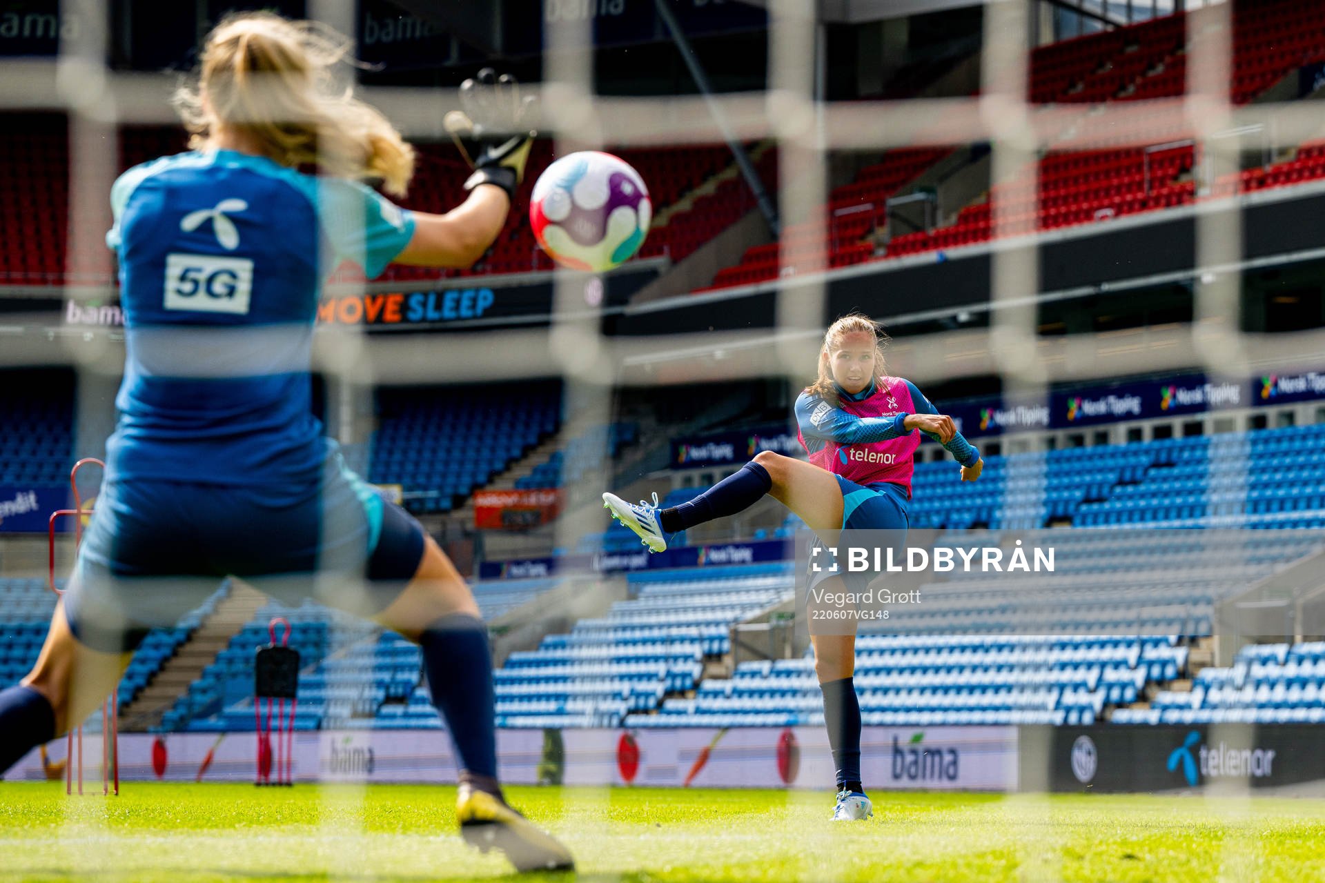 Guro Reiten of the Norwegian women's national football team