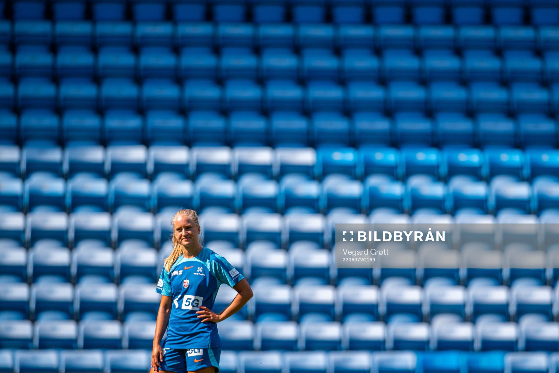 Amalie Eikeland of the Norwegian women's national football