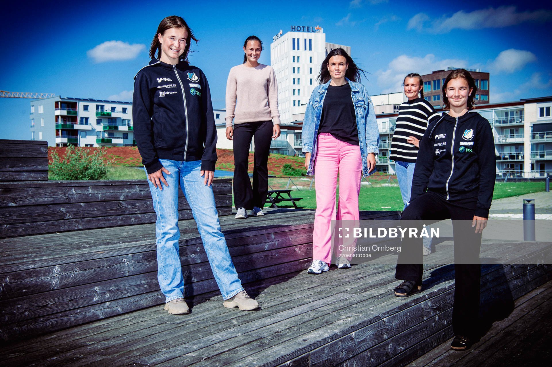 Thelma Persson Welin, Julia Welin, Anna Welin,  Olivia