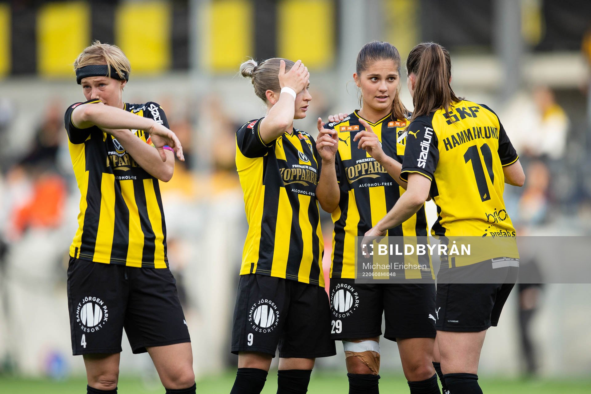 Häckens Luna Nørgaard Gevitz, Filippa Curmark, Mille Gejl