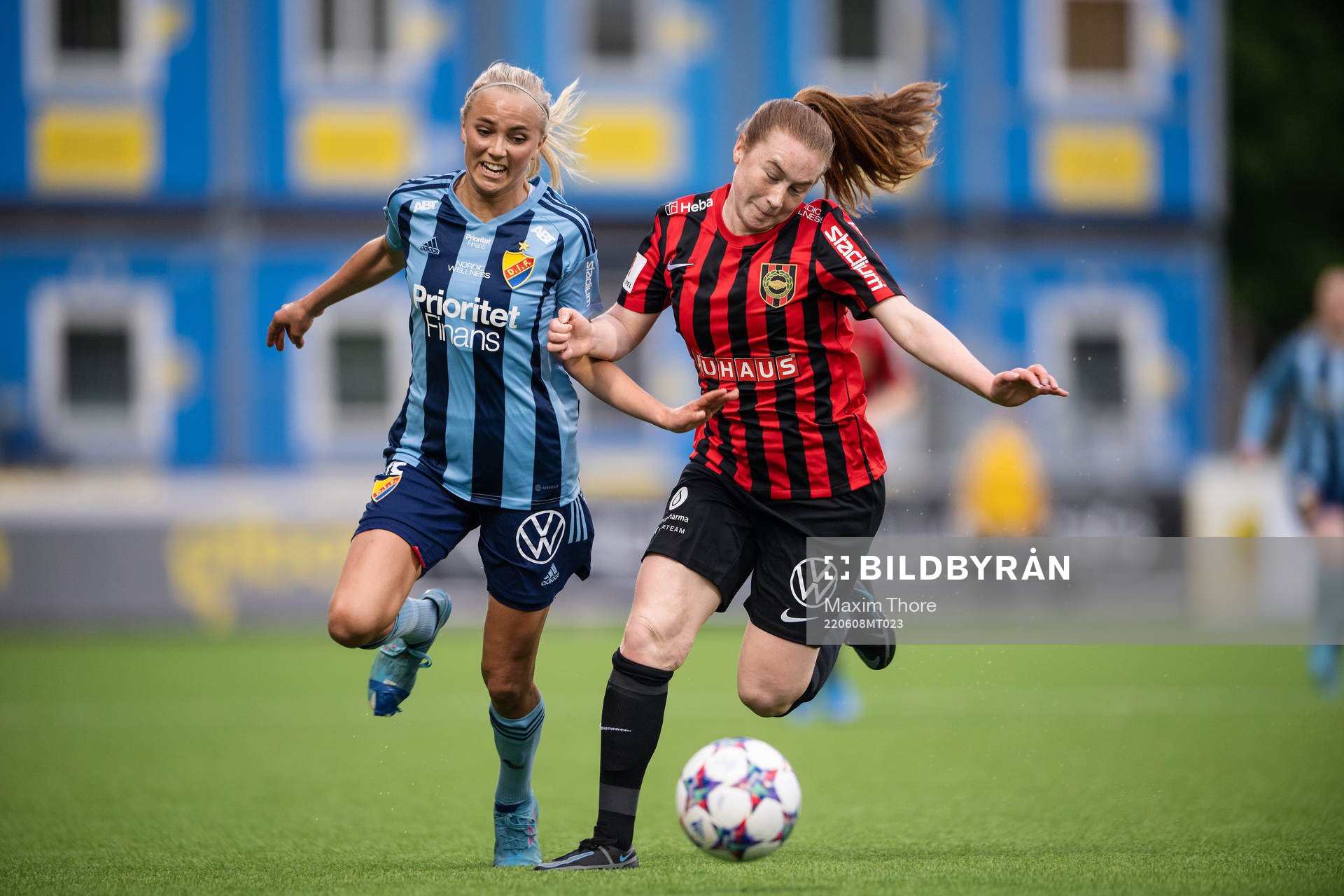 under fotbollsmatchen i Damallsvenskan mellan Djurgården