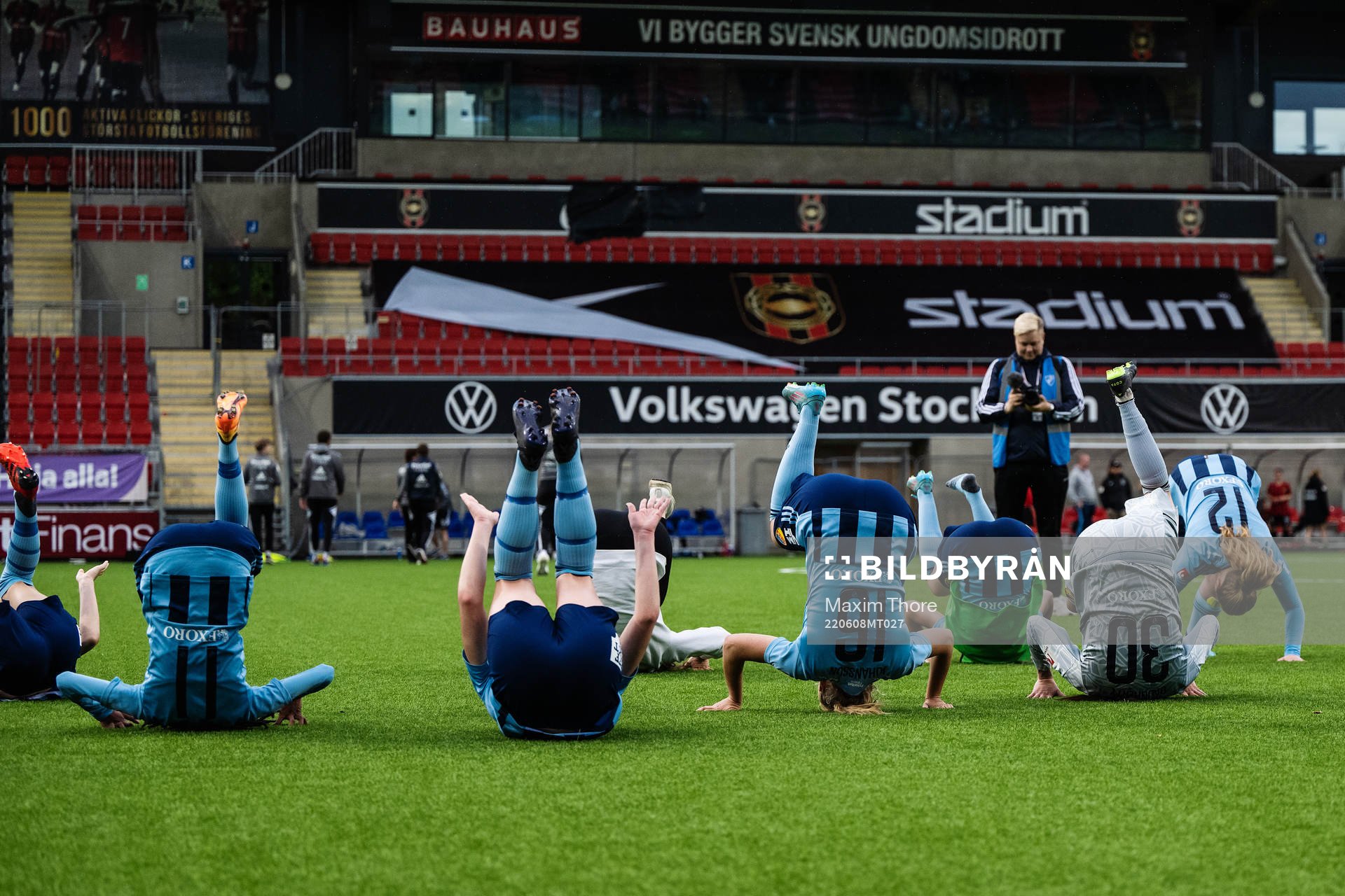 under fotbollsmatchen i Damallsvenskan mellan Djurgården