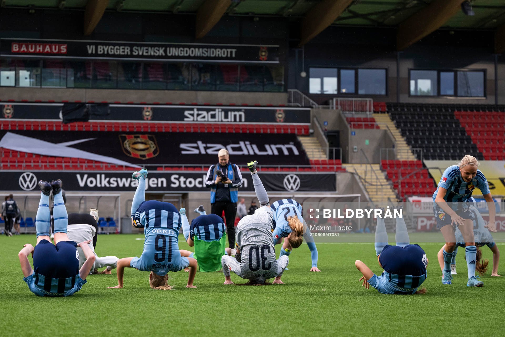 Djurgårdens spelare jublar