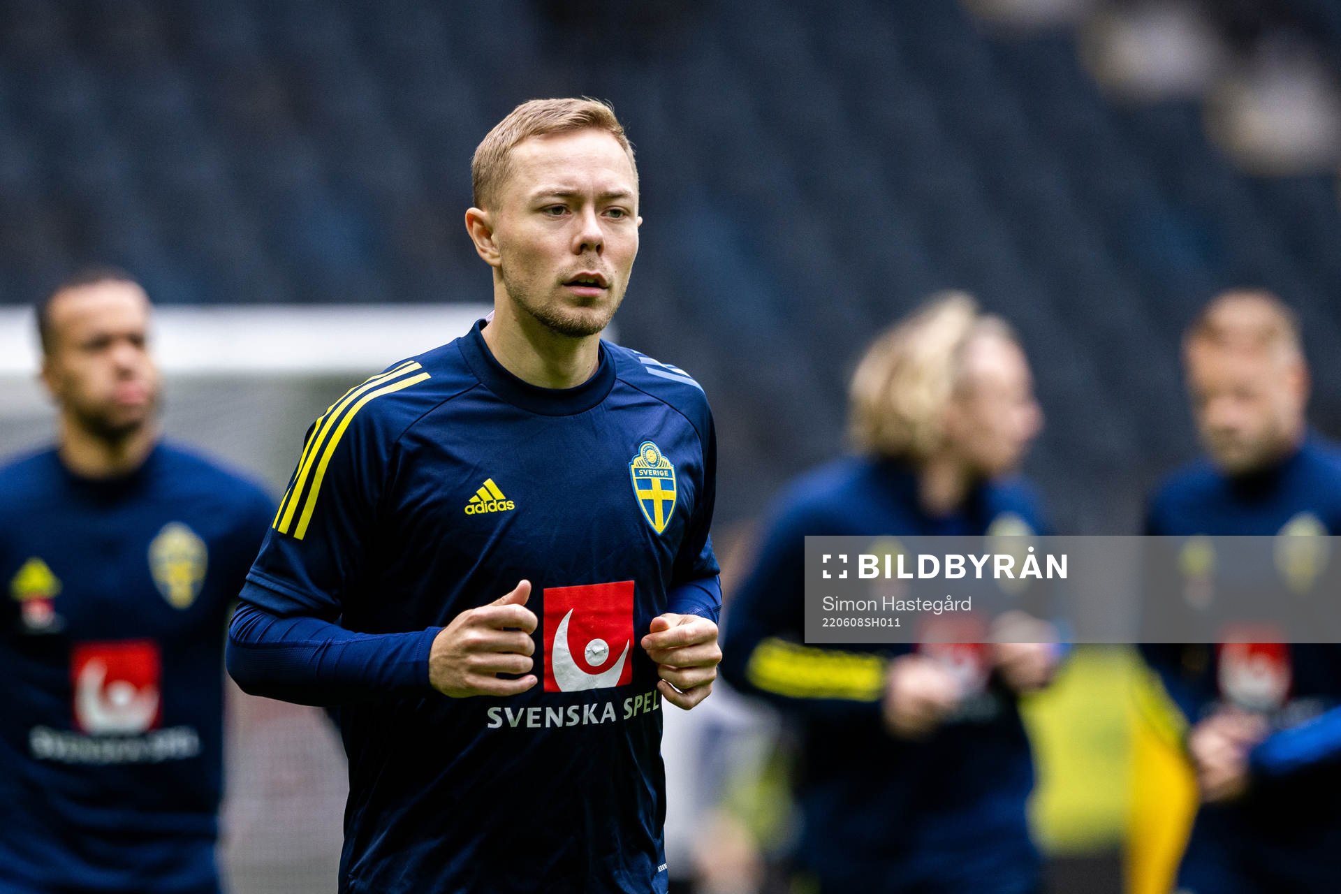 Joel Andersson of the Swedish national football team