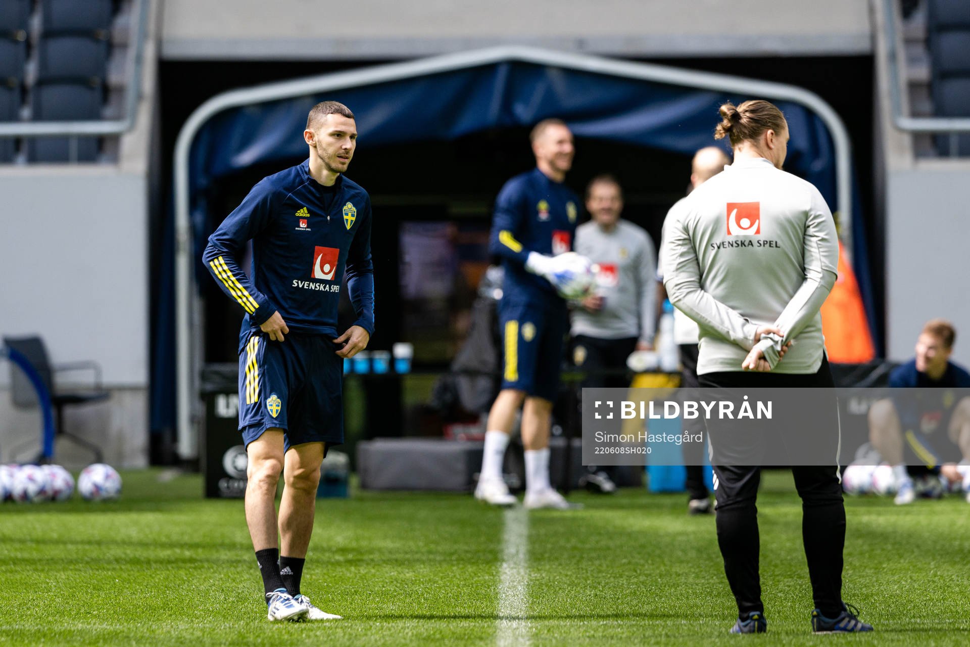 Branimir Hrgota of the Swedish national football team