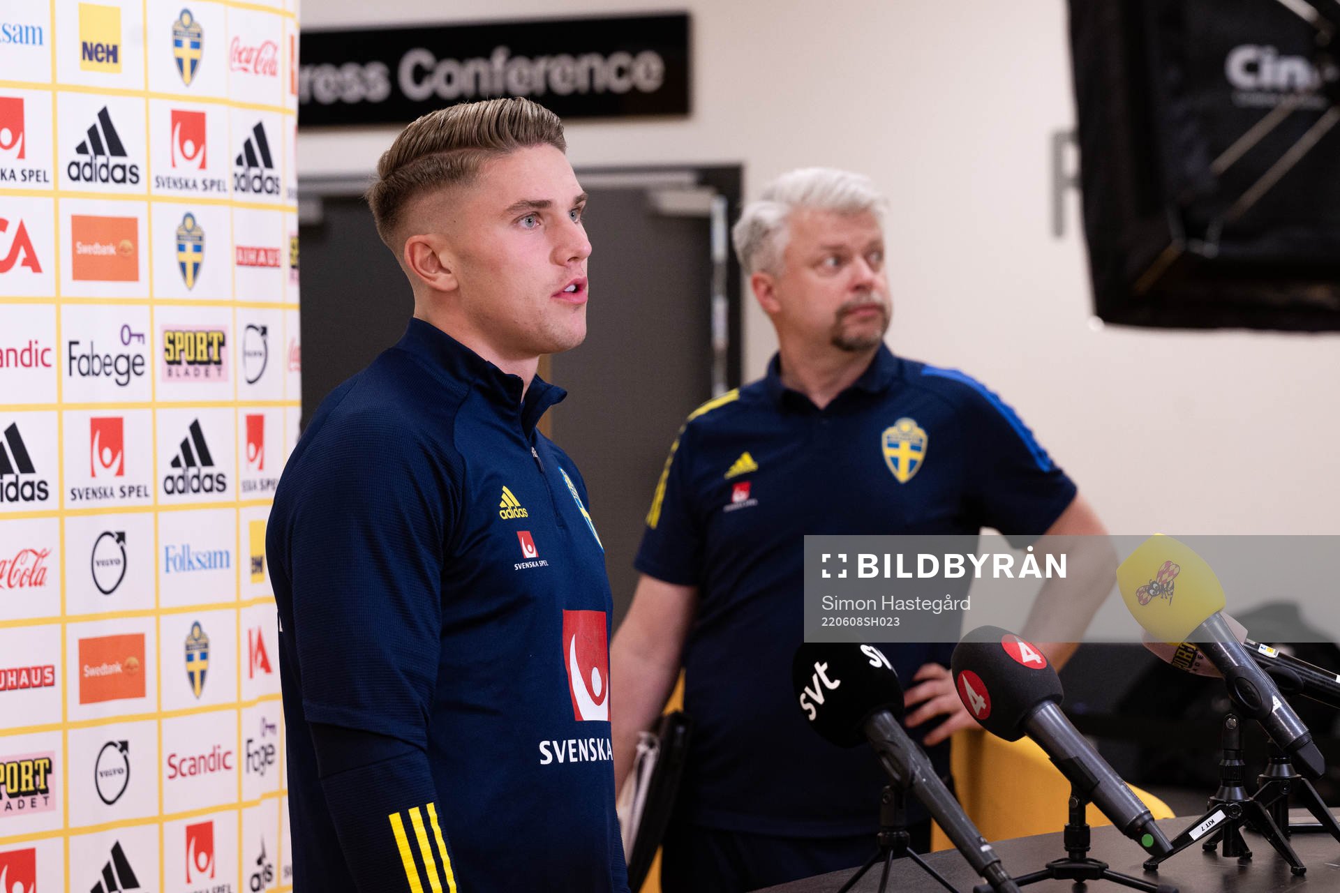 Viktor Gyökeres of the Swedish national football team