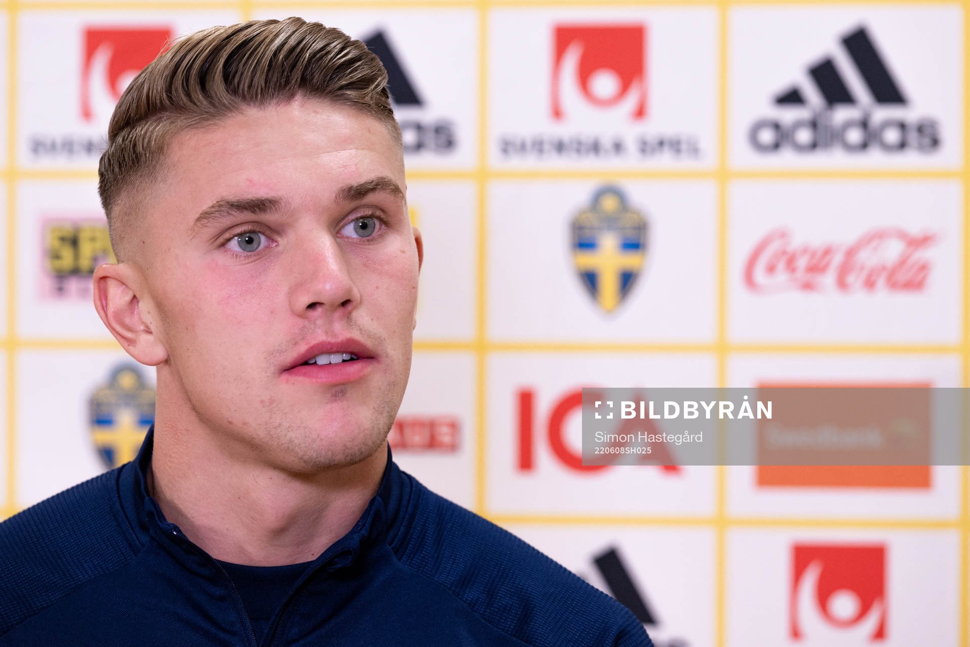 Viktor Gyökeres of the Swedish national football team