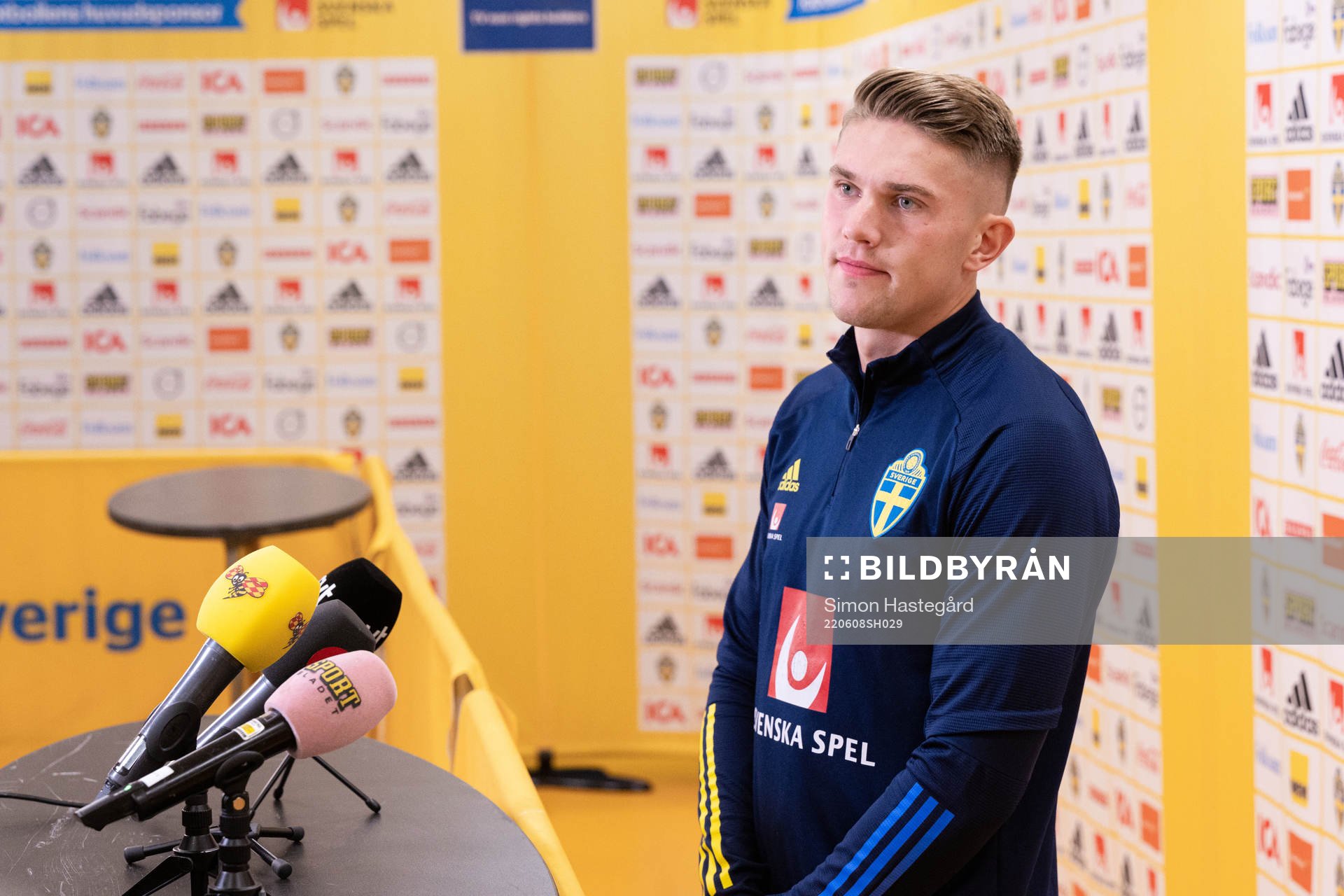 Viktor Gyökeres of the Swedish national football team