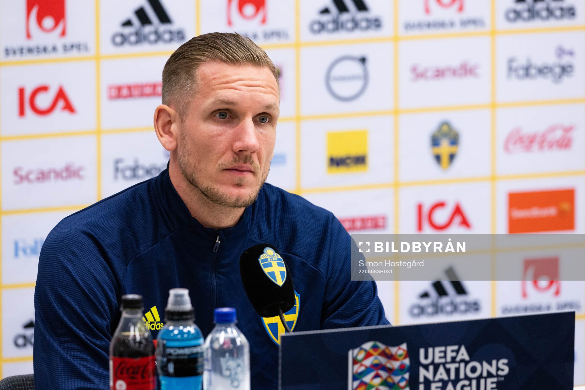Goalkeeper Robin Olsen of the Swedish national football team