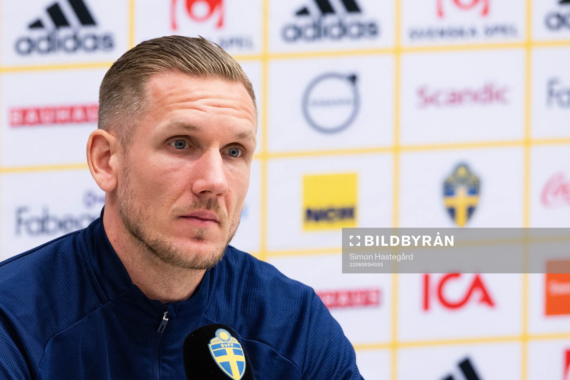 Goalkeeper Robin Olsen of the Swedish national football team