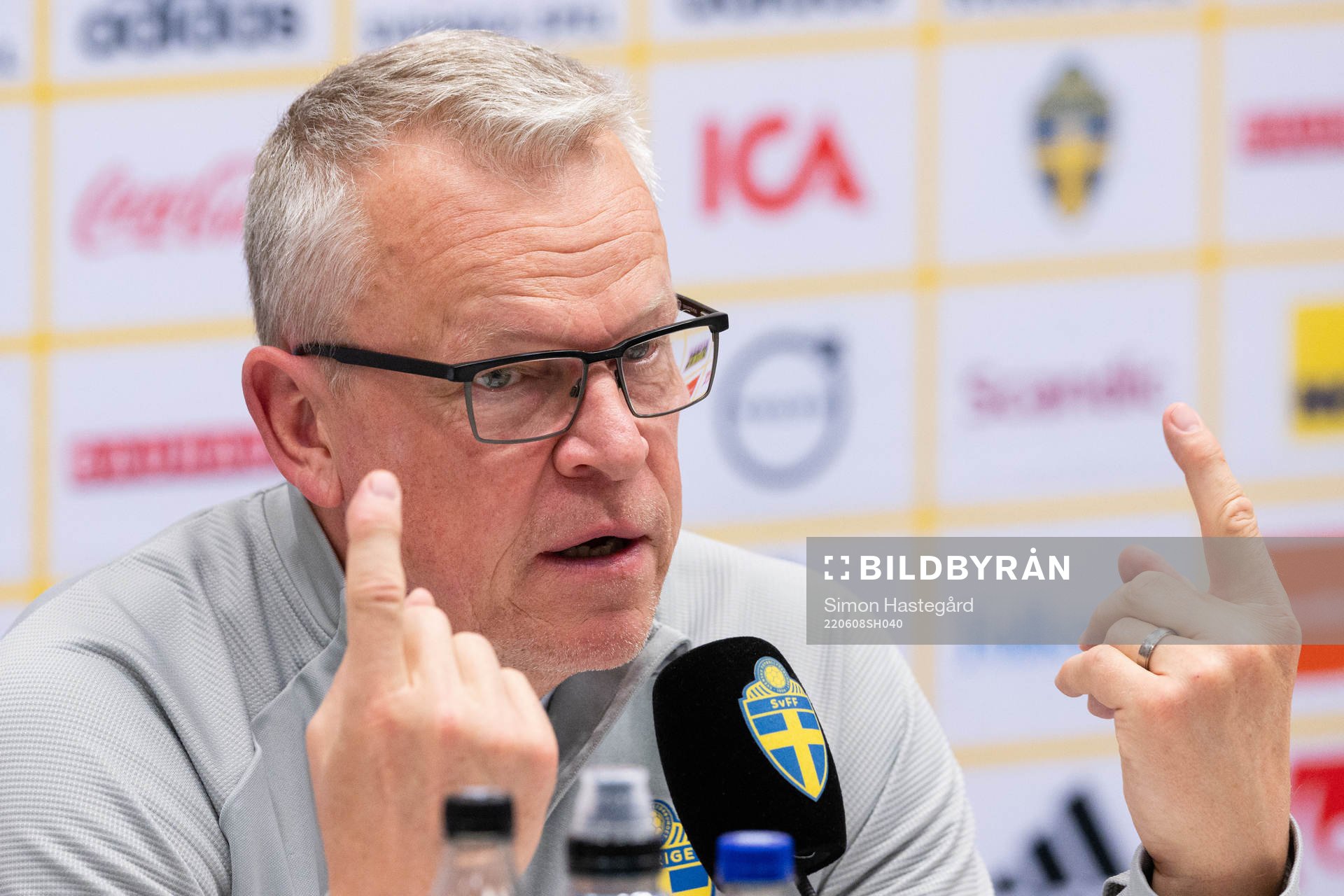 Head coach Janne Andersson of the Swedish national football