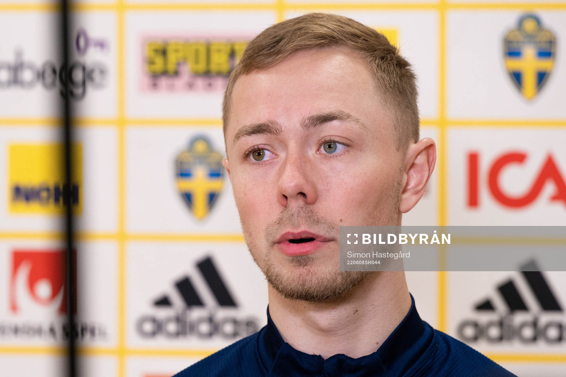 Joel Andersson of the Swedish national football team