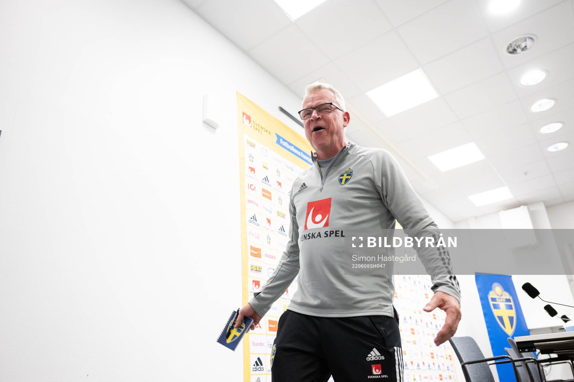 Head coach Janne Andersson of the Swedish national football